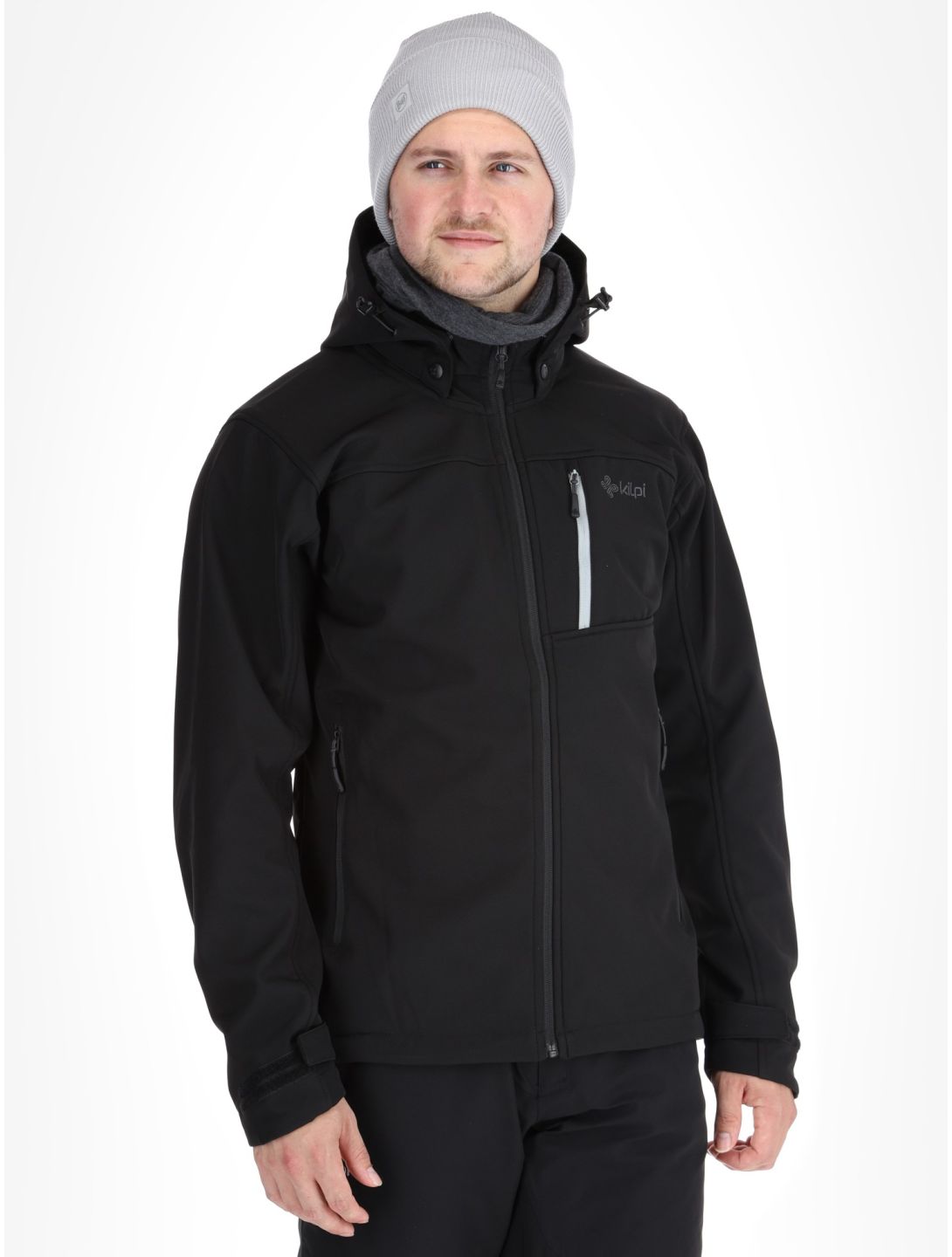 Kilpi, RAVIO softshell ski-jas heren Black zwart 