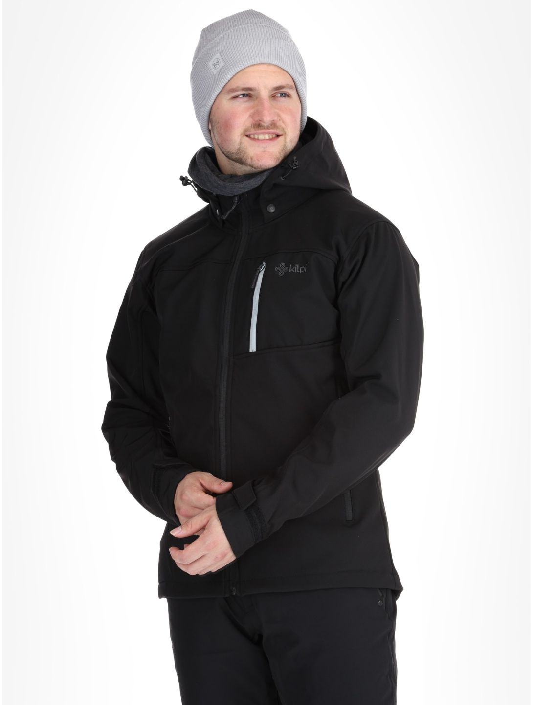 Kilpi, RAVIO softshell ski-jas heren Black zwart 