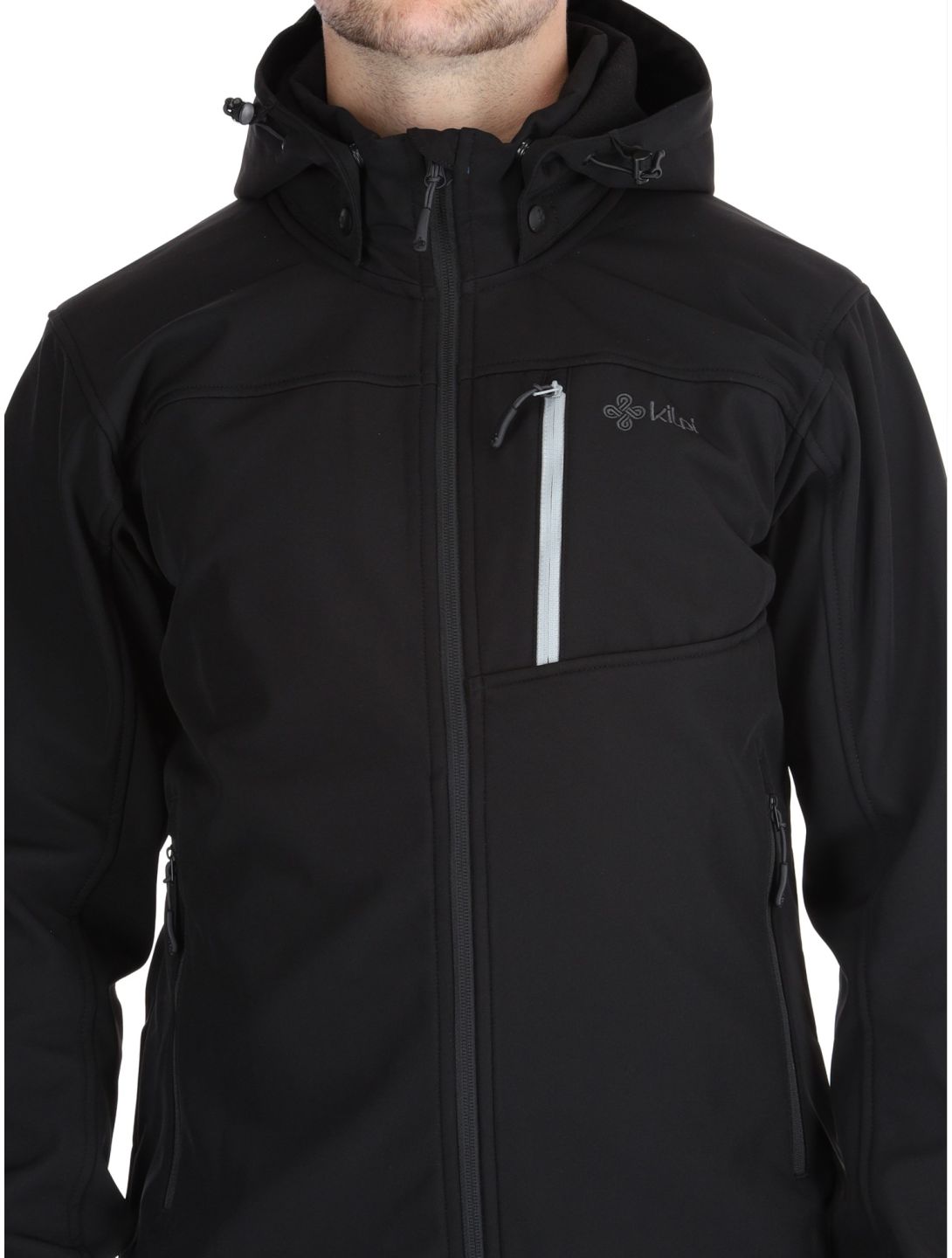 Kilpi, RAVIO softshell ski-jas heren Black zwart 