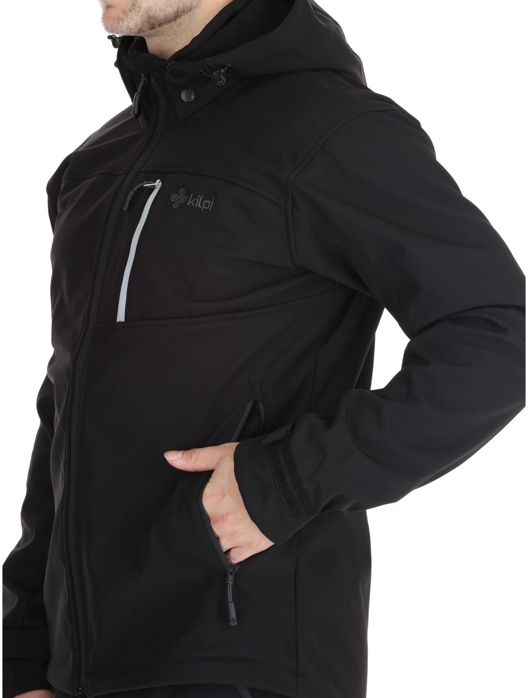 Kilpi, RAVIO softshell ski-jas heren Black zwart 