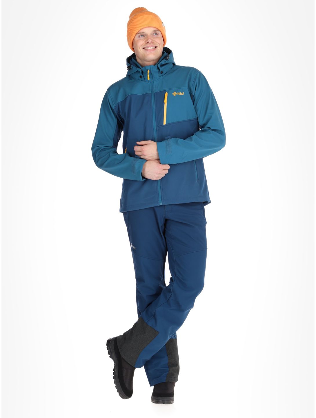 Kilpi, RAVIO softshell ski-jas heren Dark Blue blauw 