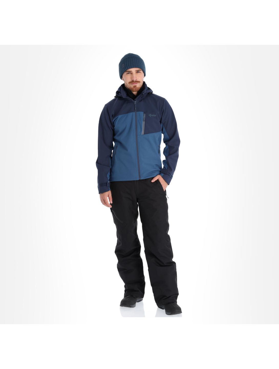 Kilpi, Ravio-M softshell ski-jas heren dark blauw 