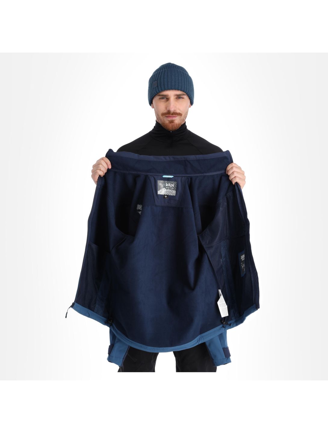 Kilpi, Ravio-M softshell ski-jas heren dark blauw 