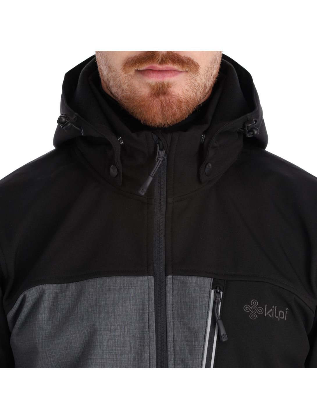 Kilpi, Ravio-M softshell ski-jas heren dark grijs 