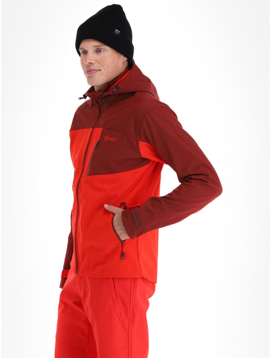 Kilpi, Ravio-M softshell ski-jas heren Red rood 