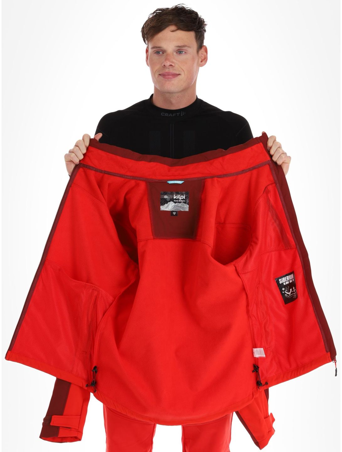 Kilpi, Ravio-M softshell ski-jas heren Red rood 