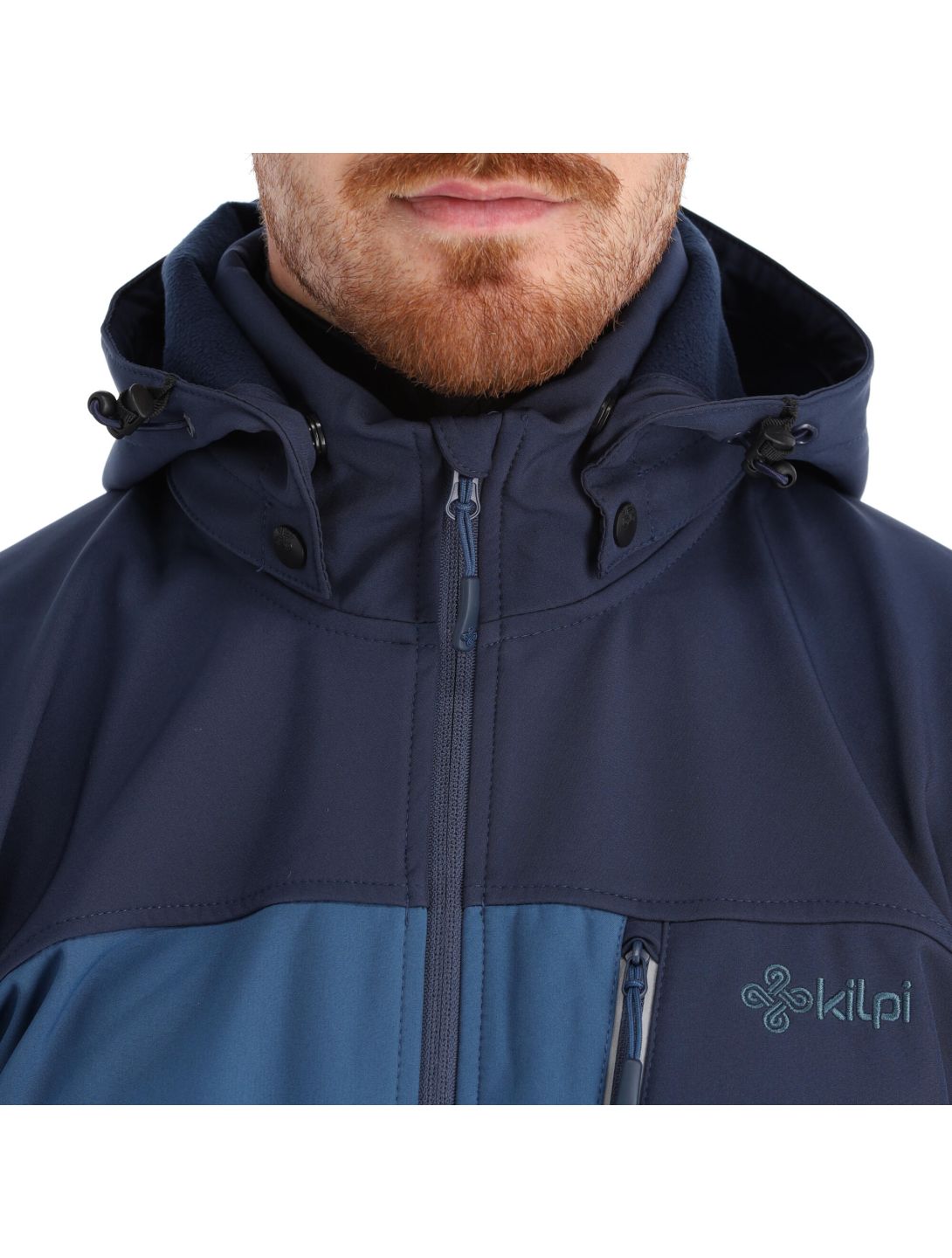 Kilpi, Ravio-M softshell ski-jas grote maten heren dark blauw 