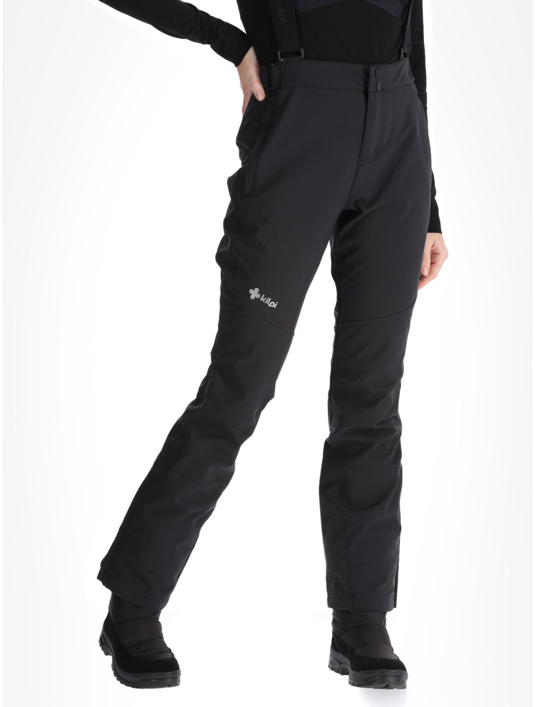 Kilpi, Rhea softshell skibroek dames Black zwart 