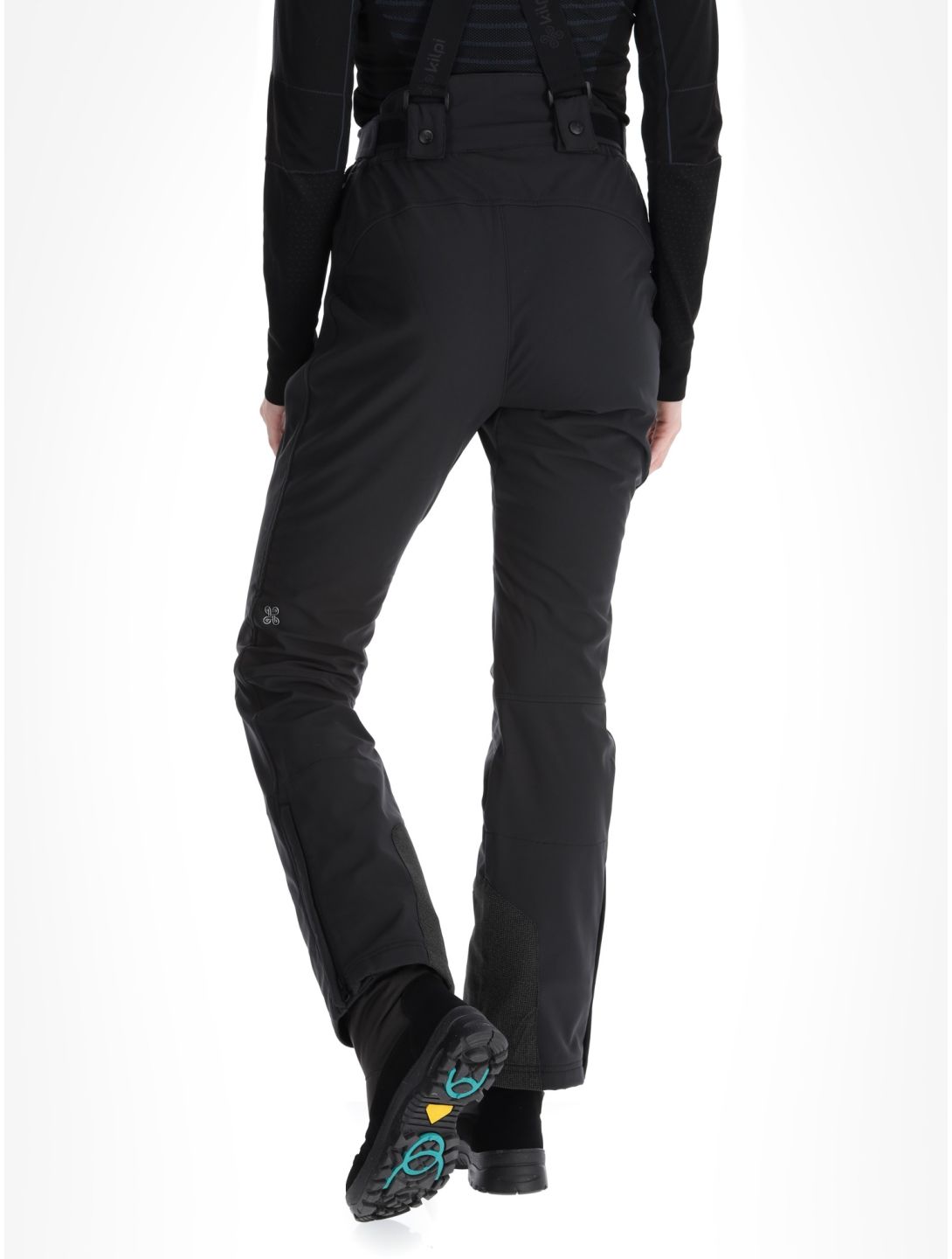 Kilpi, Rhea softshell skibroek dames Black zwart 