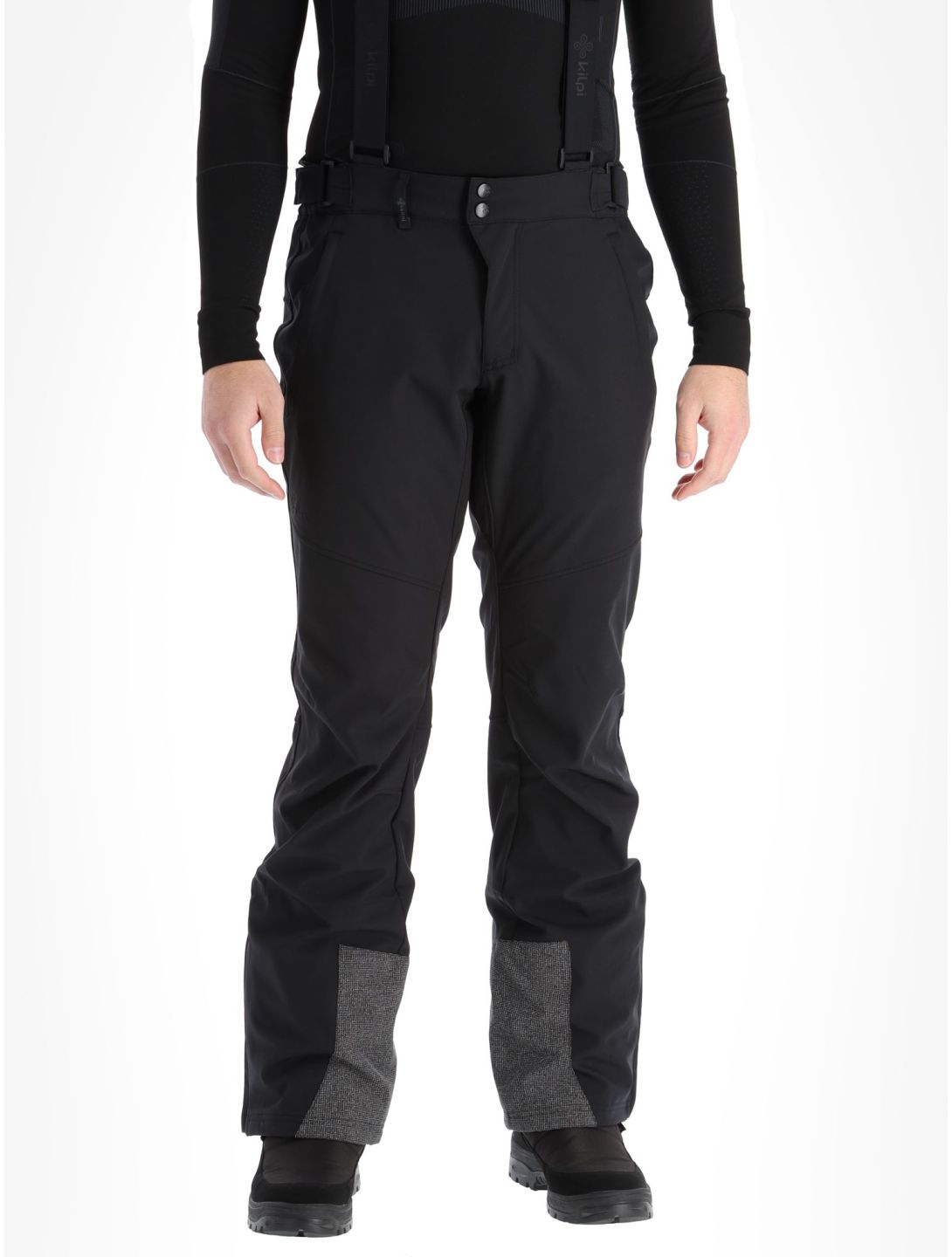 Kilpi, Rhea-m softshell skibroek grote maten heren Black zwart 