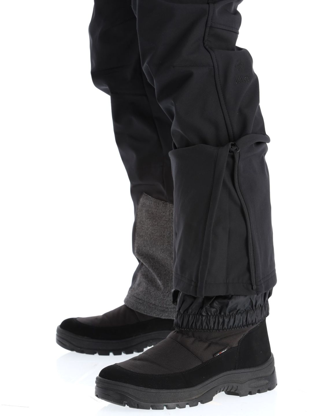 Kilpi, Rhea-m softshell skibroek grote maten heren Black zwart 