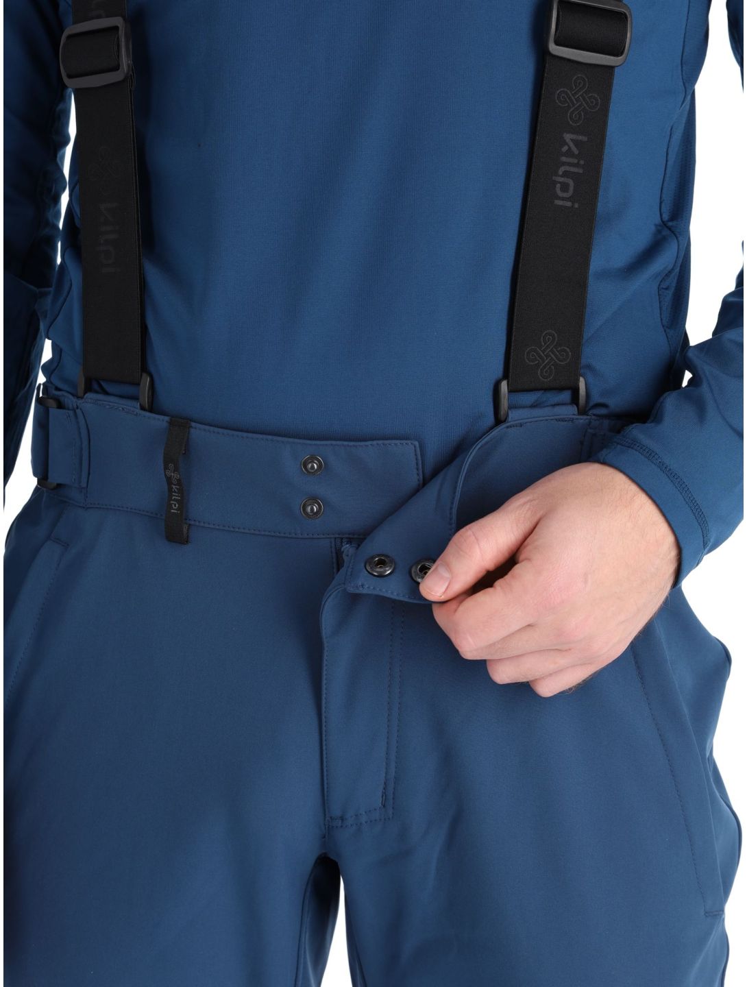 Kilpi, Rhea-m softshell skibroek grote maten heren Dark Blue blauw 