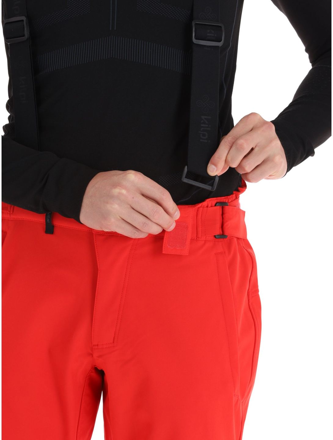 Kilpi, Rhea-m softshell skibroek grote maten heren Red rood 