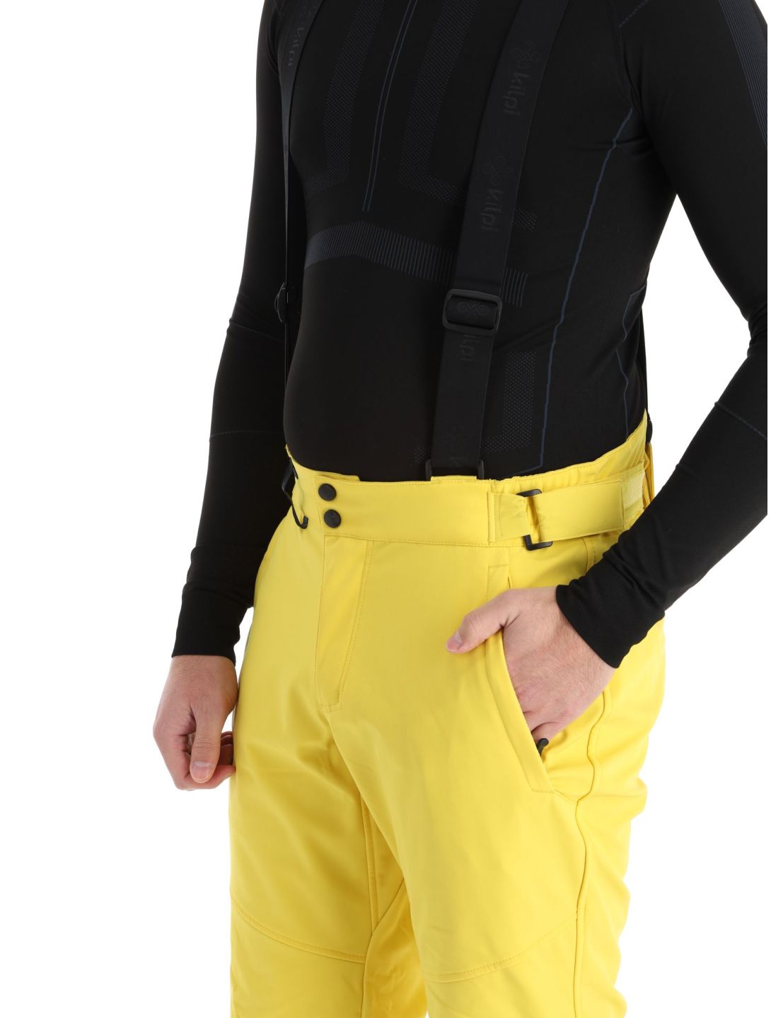 Kilpi, Rhea-m softshell skibroek grote maten heren Yellow geel 