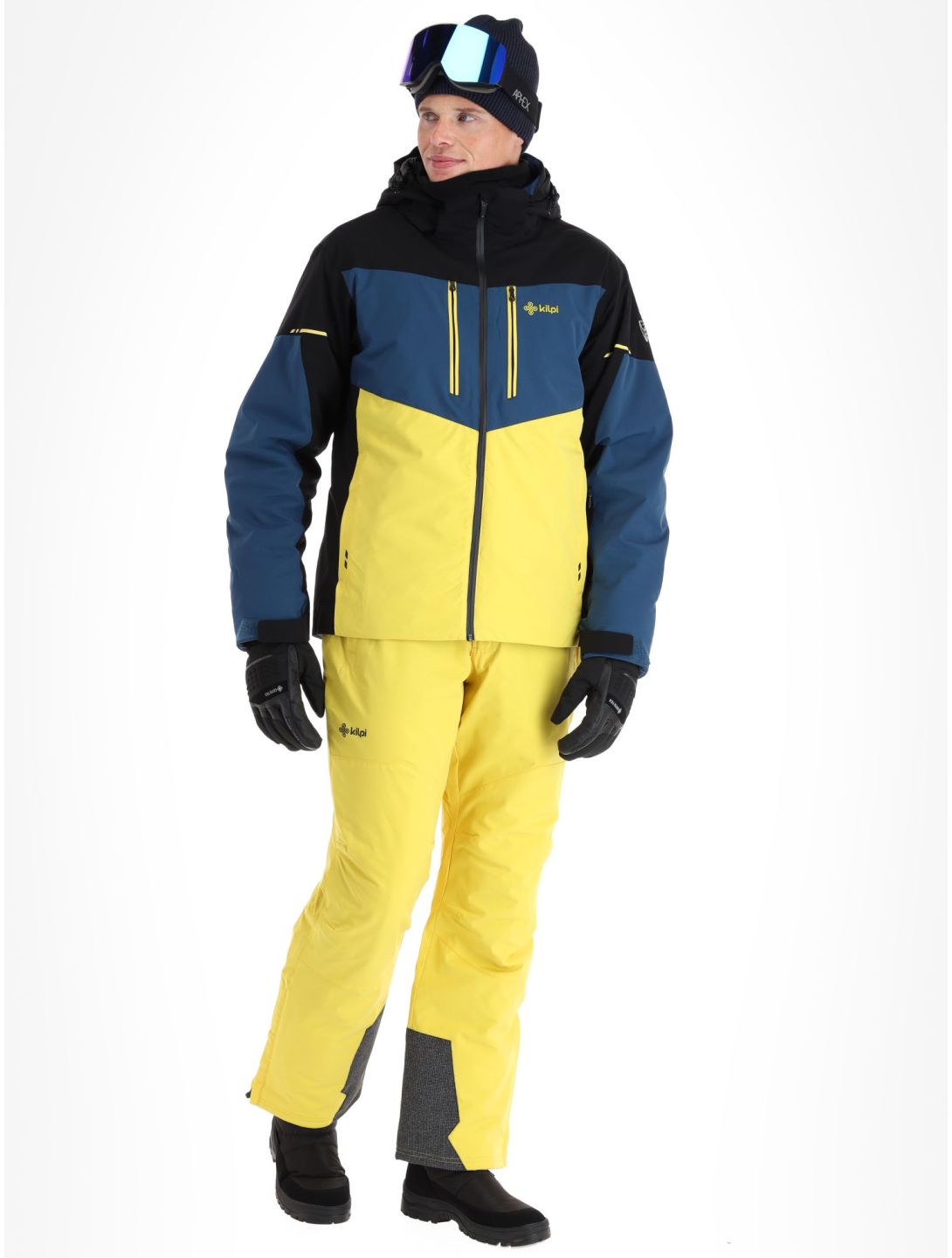 Kilpi, Tonnsi-M ski-jas heren Yellow blauw, geel 