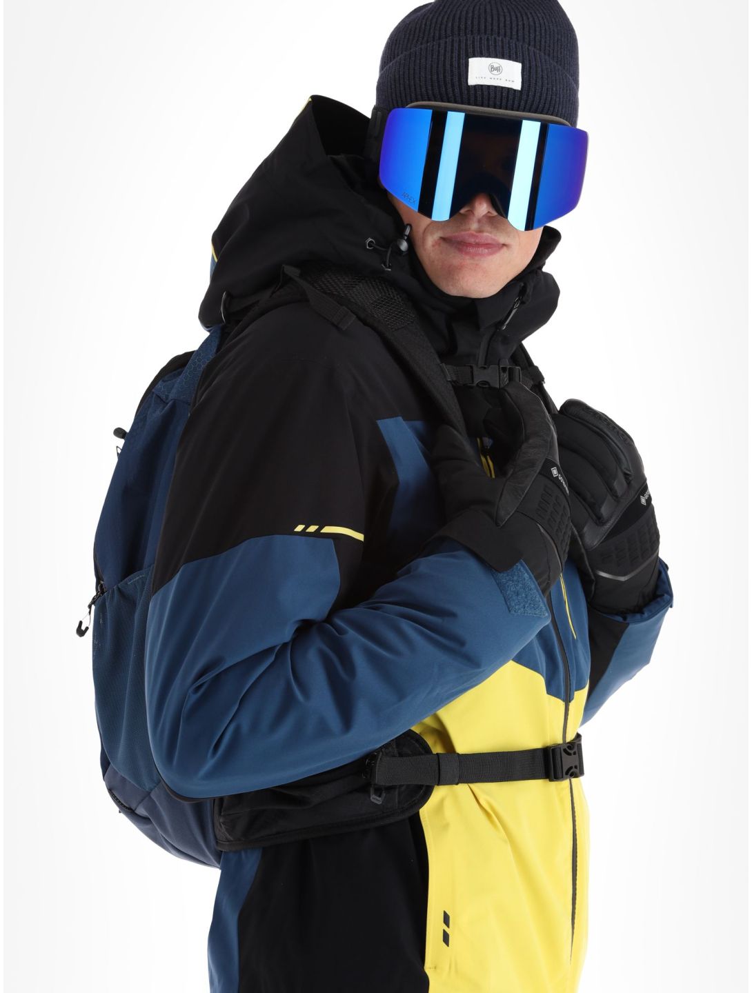 Kilpi, Tonnsi-M ski-jas heren Yellow blauw, geel 