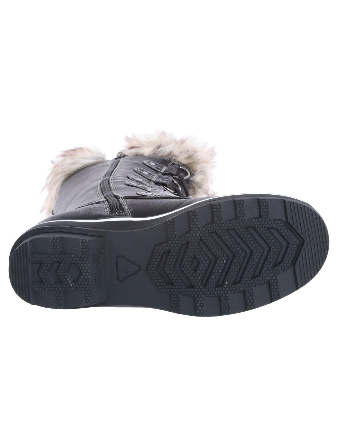 Kimberfeel, Beverly snowboots dames Black Croco zwart 