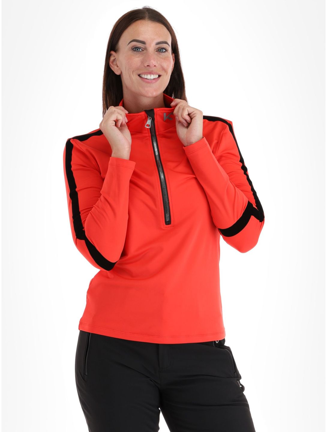 Kou Sportswear, Basic Flock skipully dames Red rood 