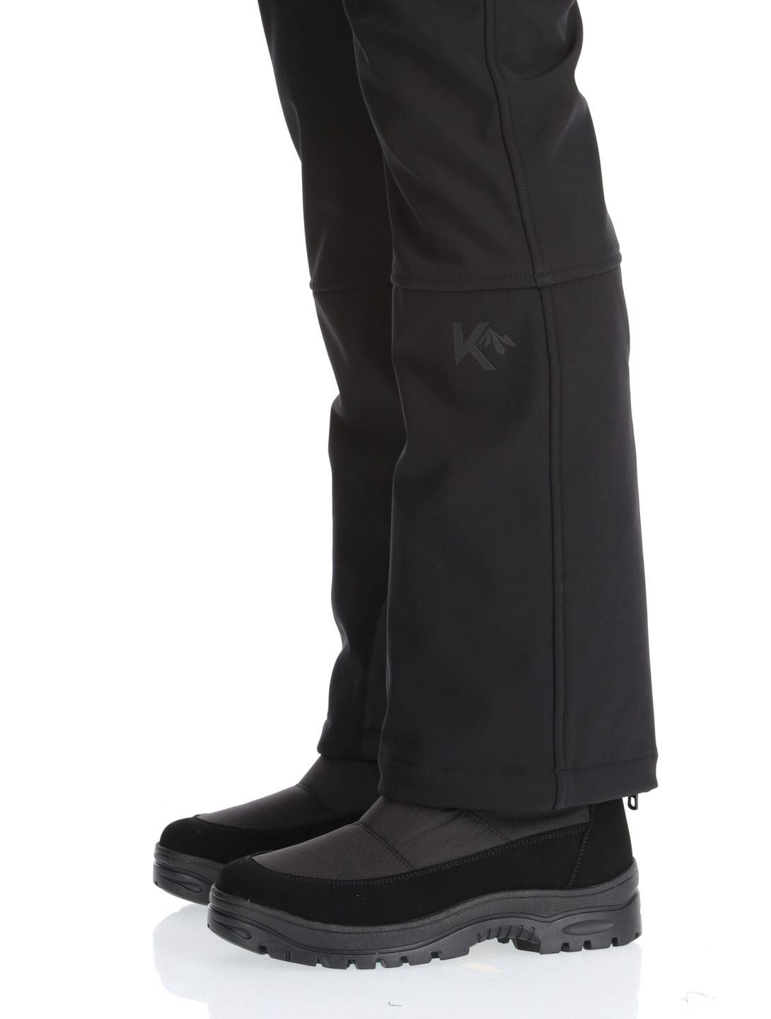 Kou Sportswear, Frost Flare Pants softshell skibroek dames Black zwart 