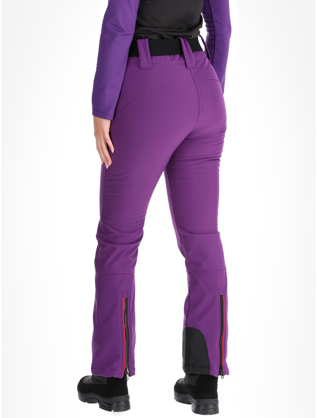 Kou Sportswear, Frost Flare Pants softshell skibroek dames Purple paars 