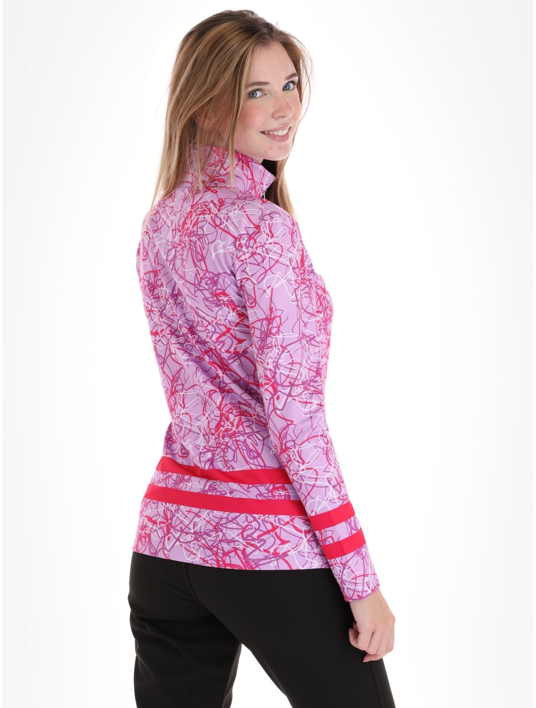 Kou Sportswear, Geolines skipully dames Purple-Pink paars, roze 