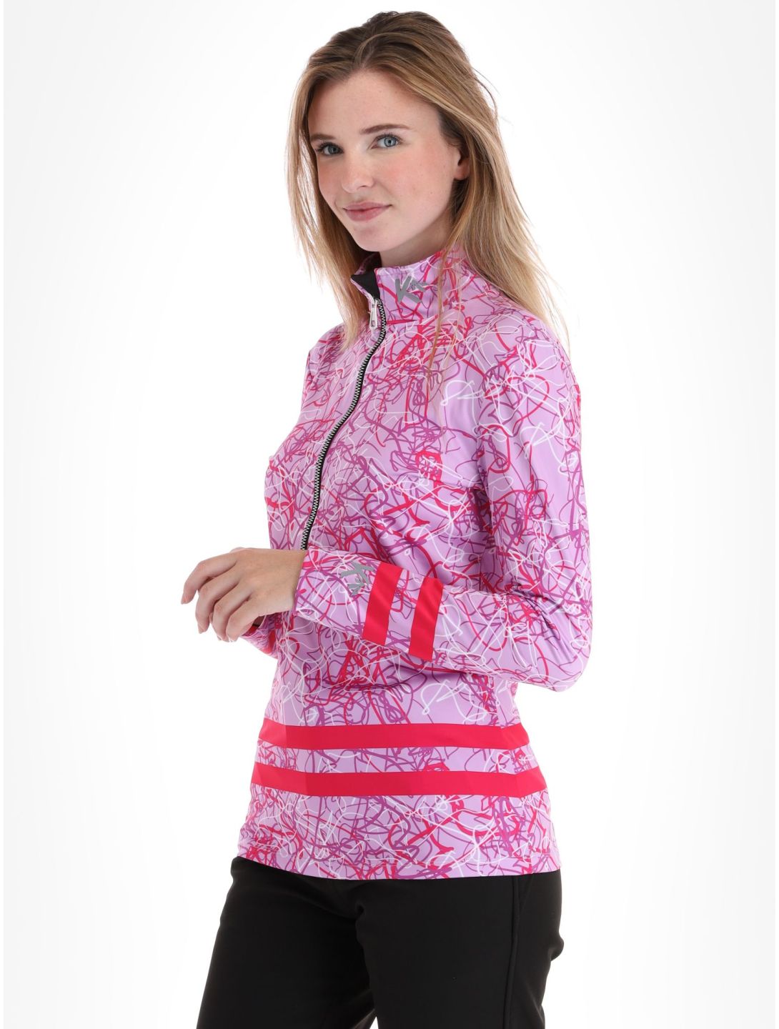 Kou Sportswear, Geolines skipully dames Purple-Pink paars, roze 