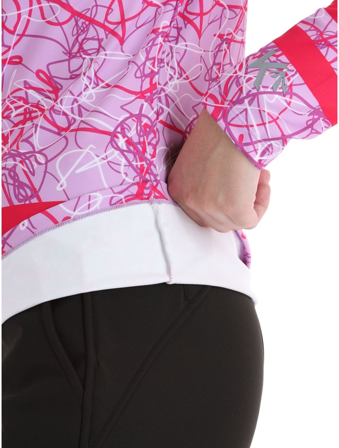 Kou Sportswear, Geolines skipully dames Purple-Pink paars, roze 