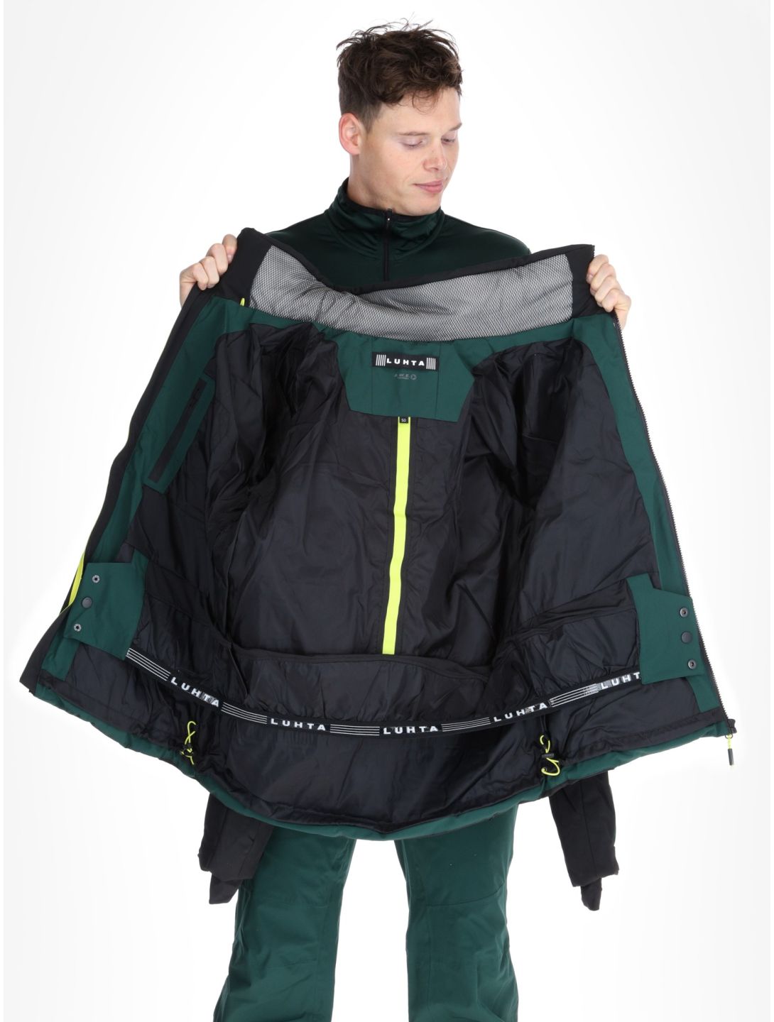 Luhta, Aatsinki ski-jas heren Dark Green groen 