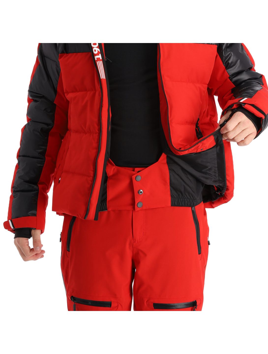 Luhta, Aska ski-jas heren cranberry rood 