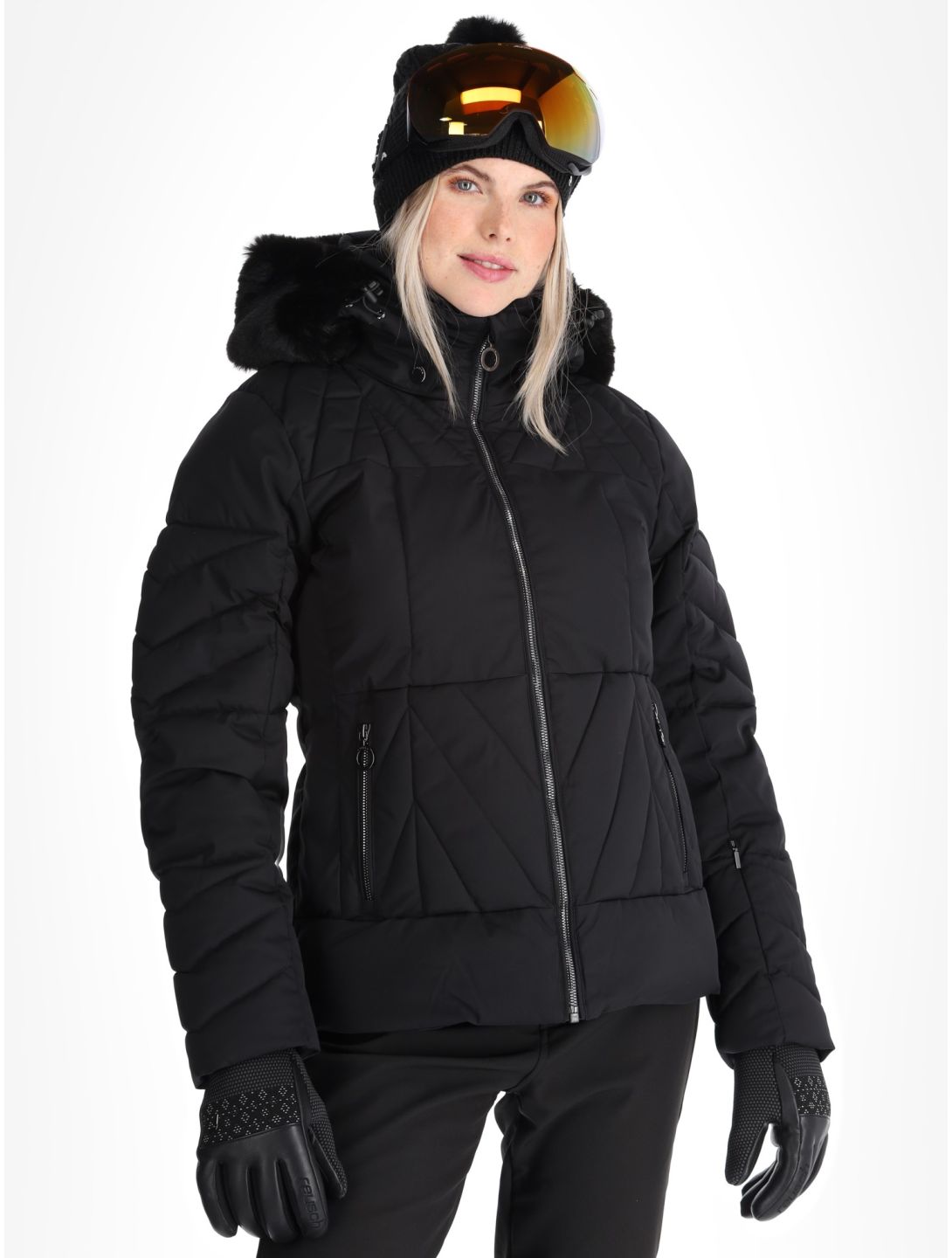 Luhta, Hakonkoski ski-jas dames Black zwart 