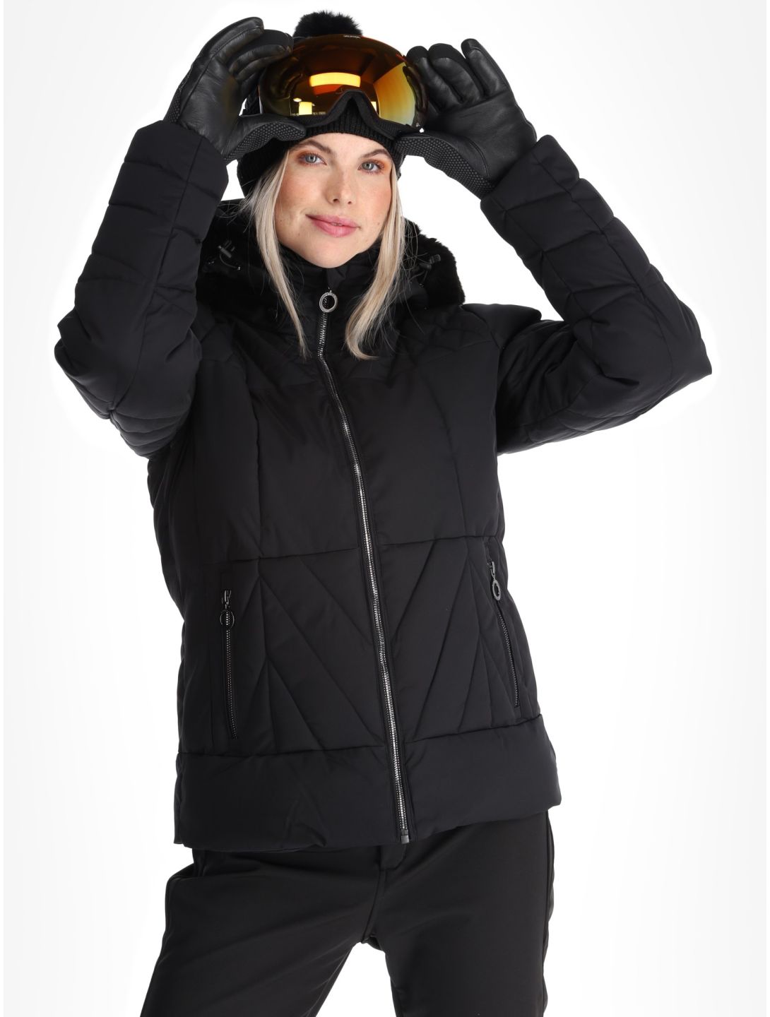 Luhta, Hakonkoski ski-jas dames Black zwart 