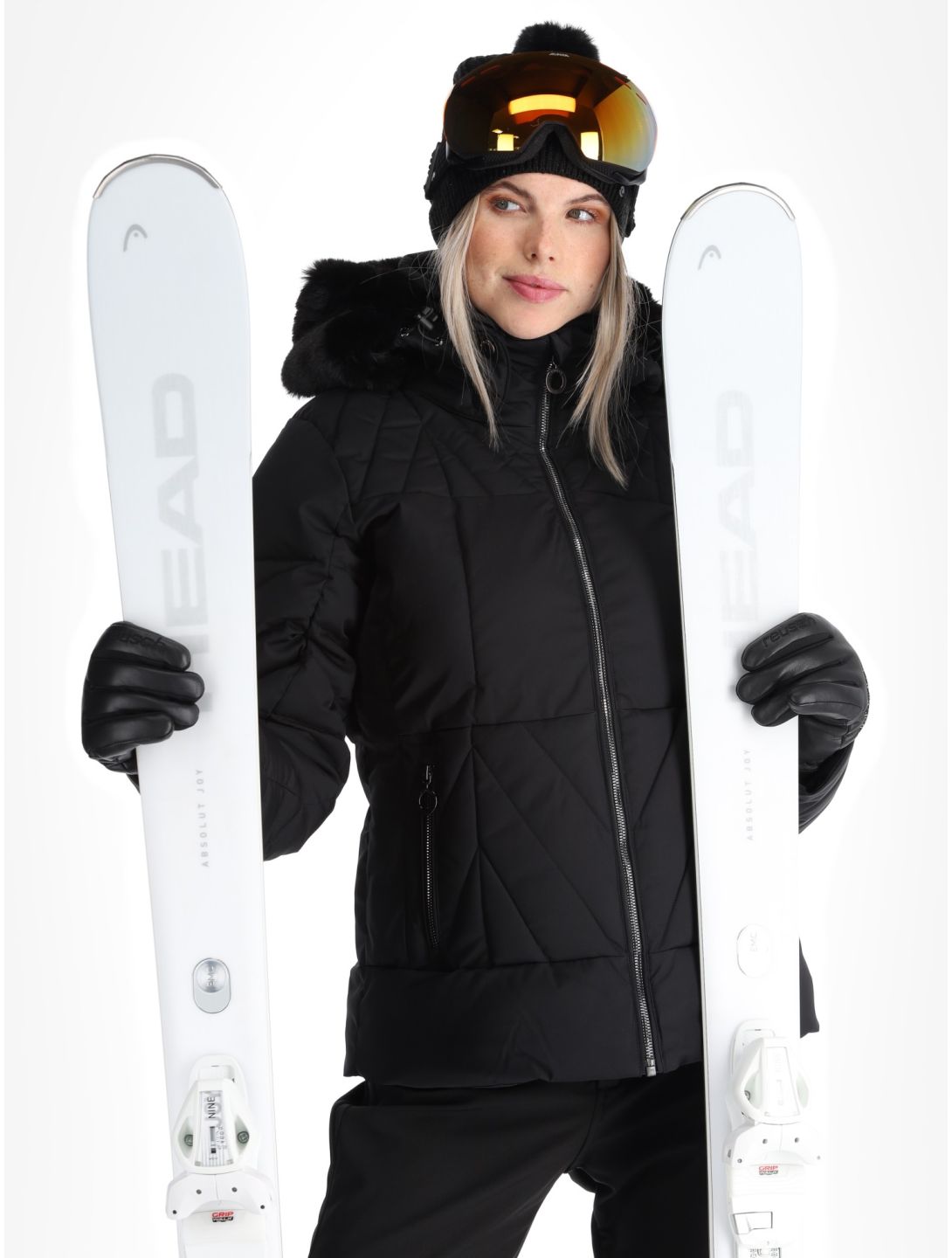 Luhta, Hakonkoski ski-jas dames Black zwart 