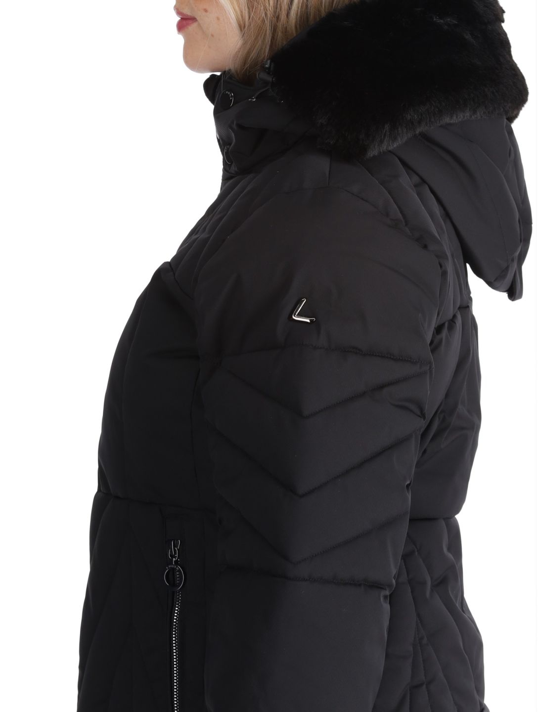 Luhta, Hakonkoski ski-jas dames Black zwart 