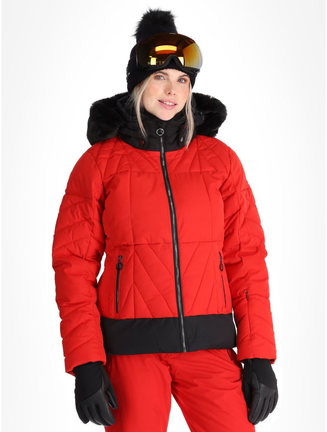 Luhta, Hakonkoski ski-jas dames Cranberry rood 