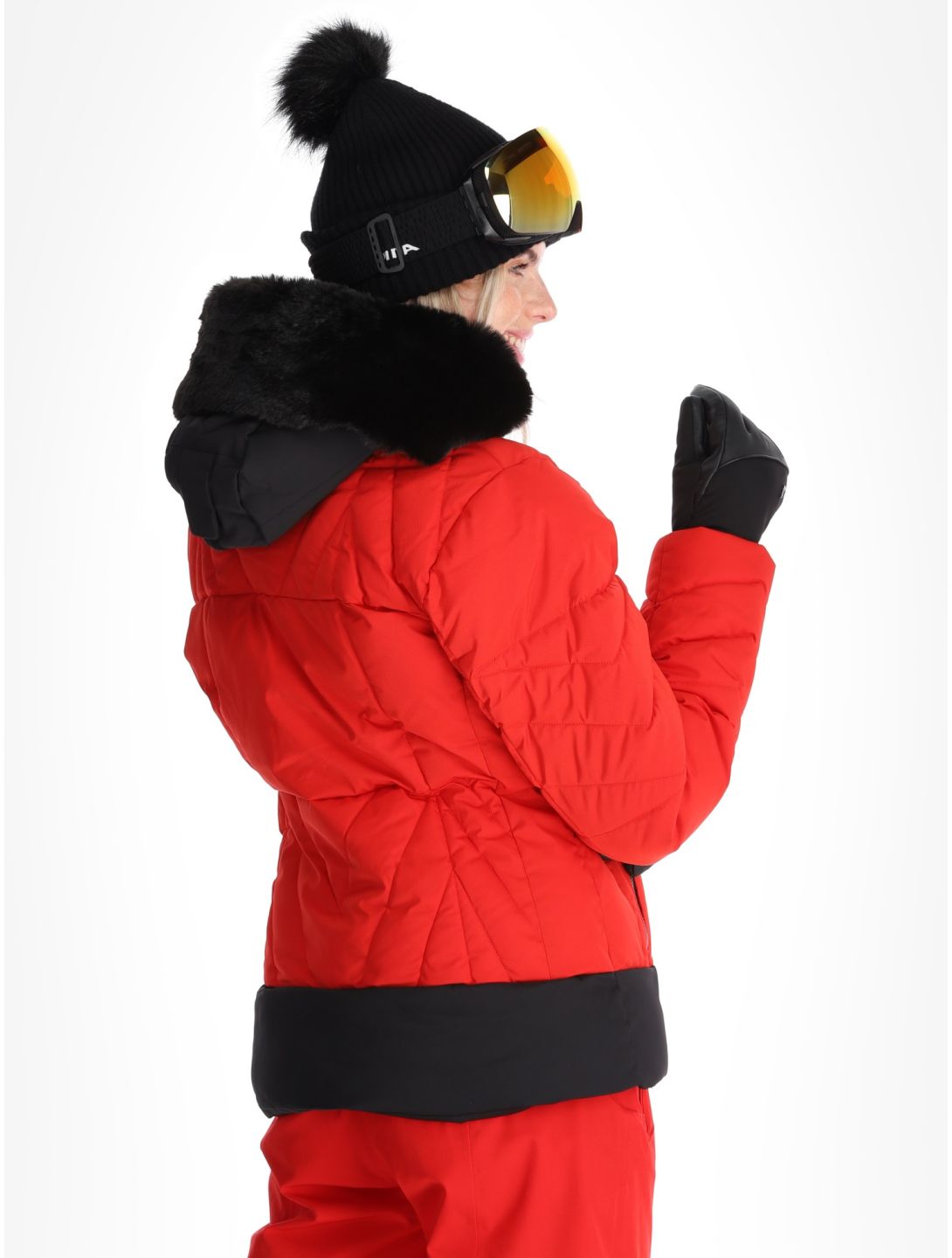 Luhta, Hakonkoski ski-jas dames Cranberry rood 