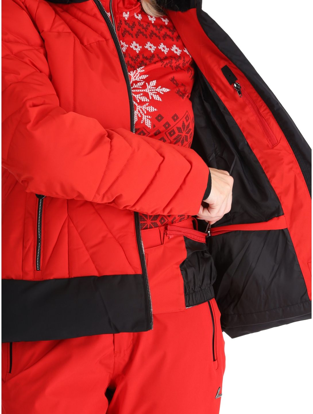 Luhta, Hakonkoski ski-jas dames Cranberry rood 