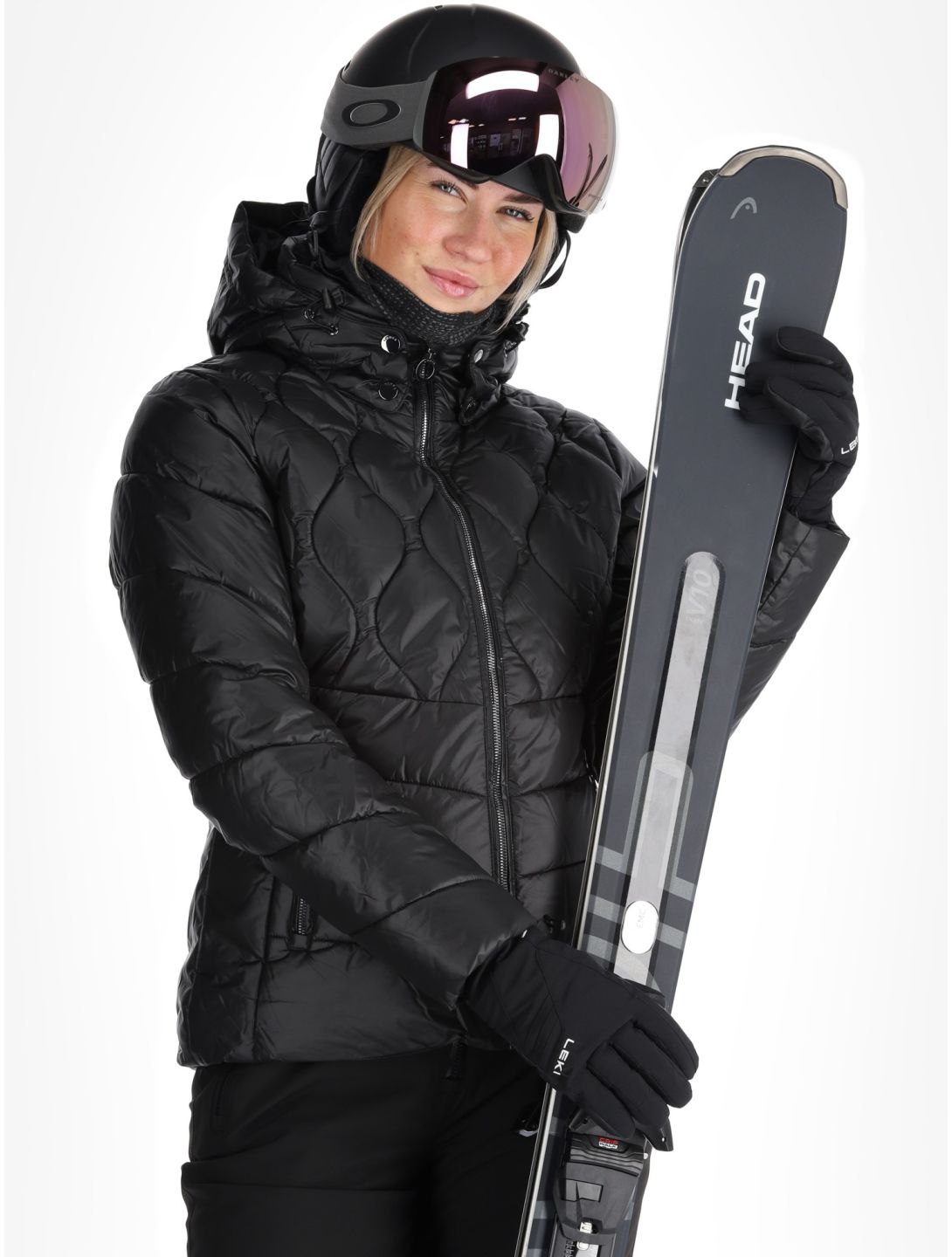 Luhta, Hakosalmi ski-jas dames Black zwart 