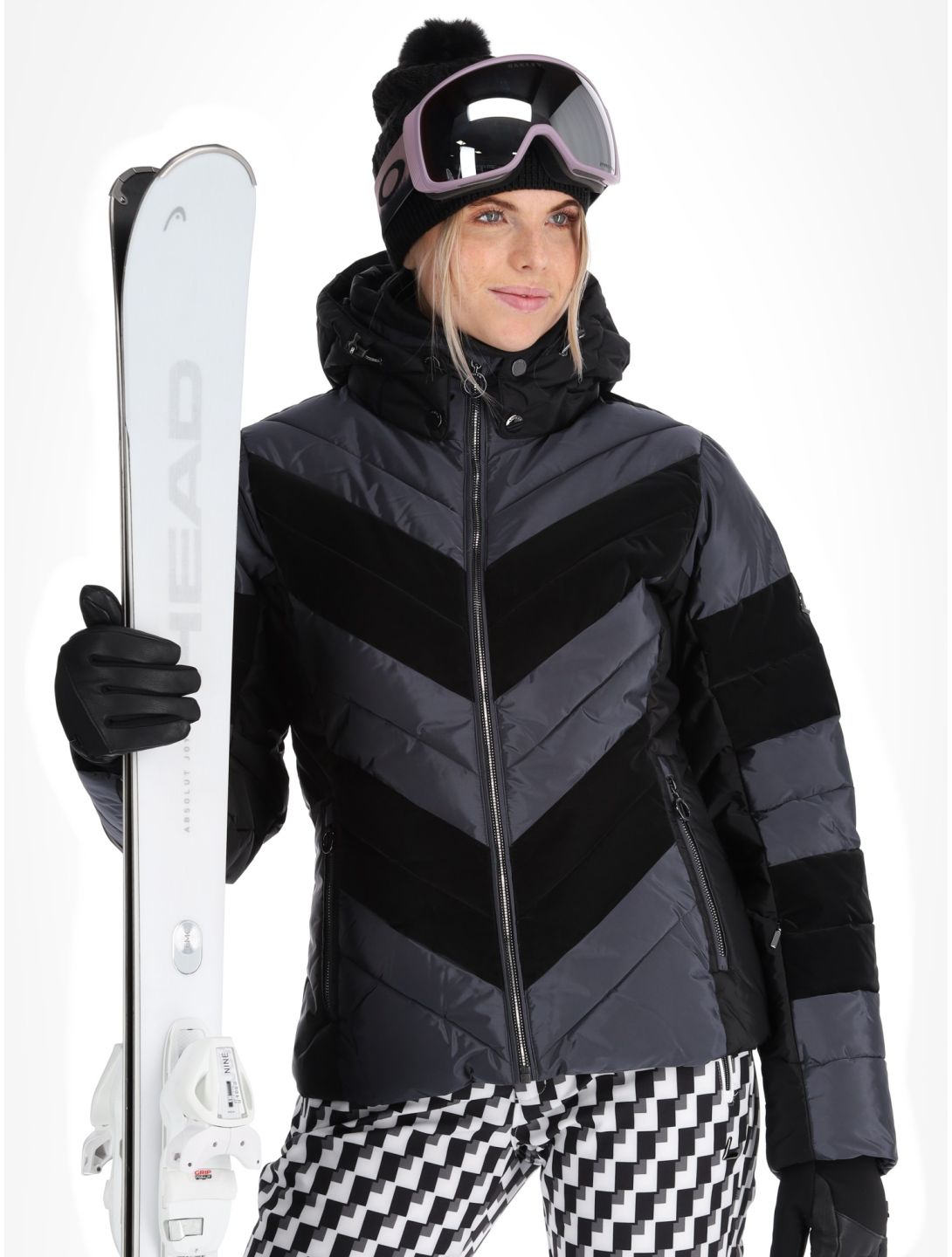 Luhta, Halikko ski-jas dames Anthracite grijs 