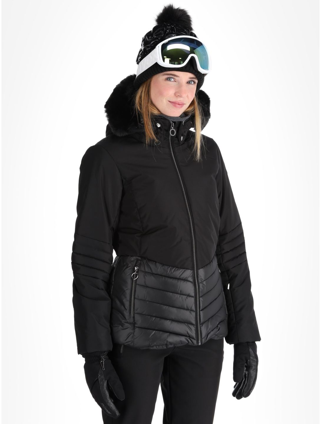 Luhta, Halkis ski-jas dames Black zwart 