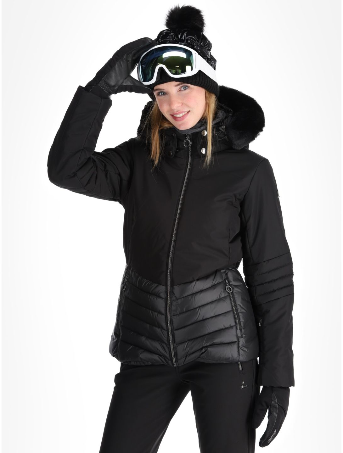 Luhta, Halkis ski-jas dames Black zwart 