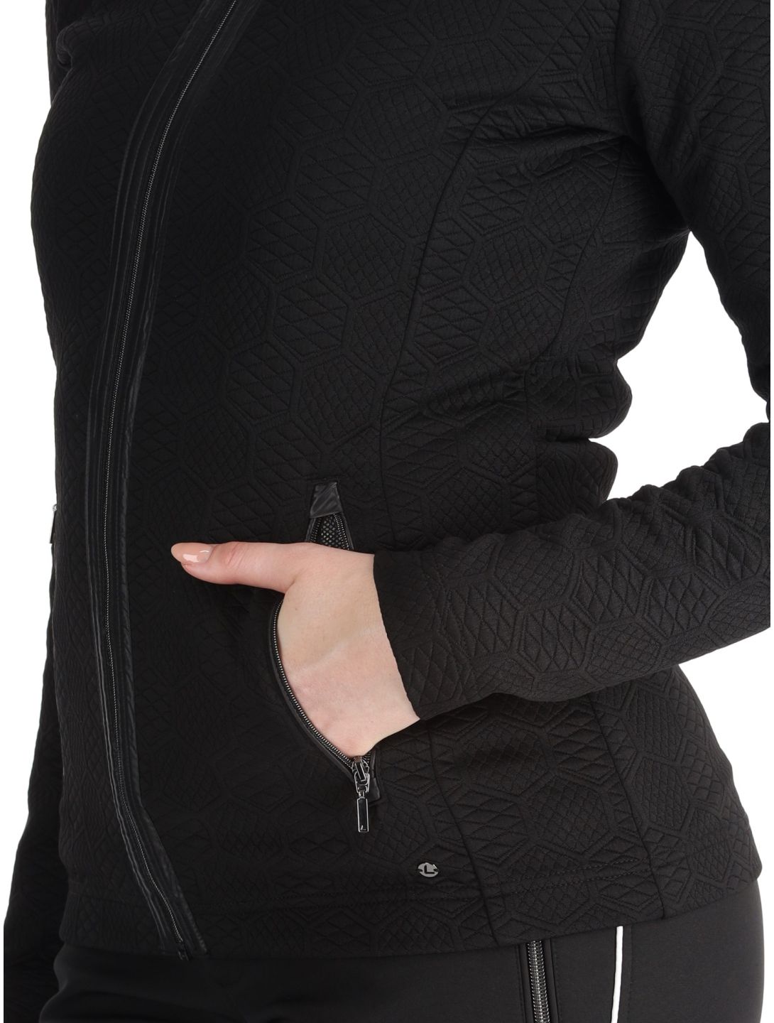 Luhta, Hallikkala vest dames Black zwart 