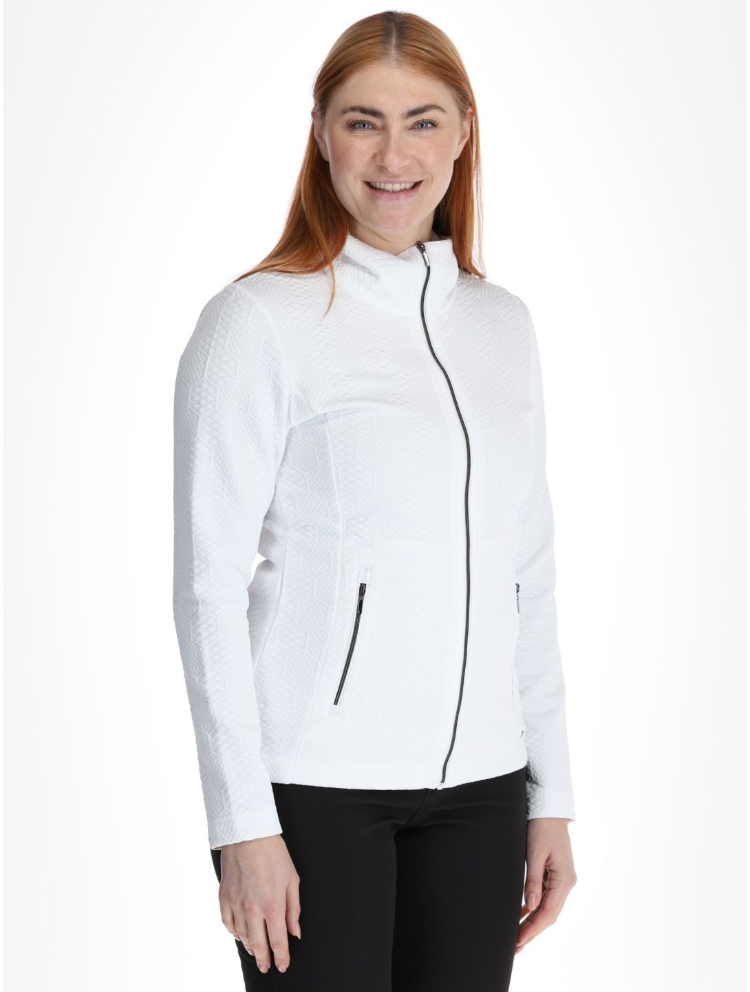 Luhta, Hallikkala vest dames Optic White wit 