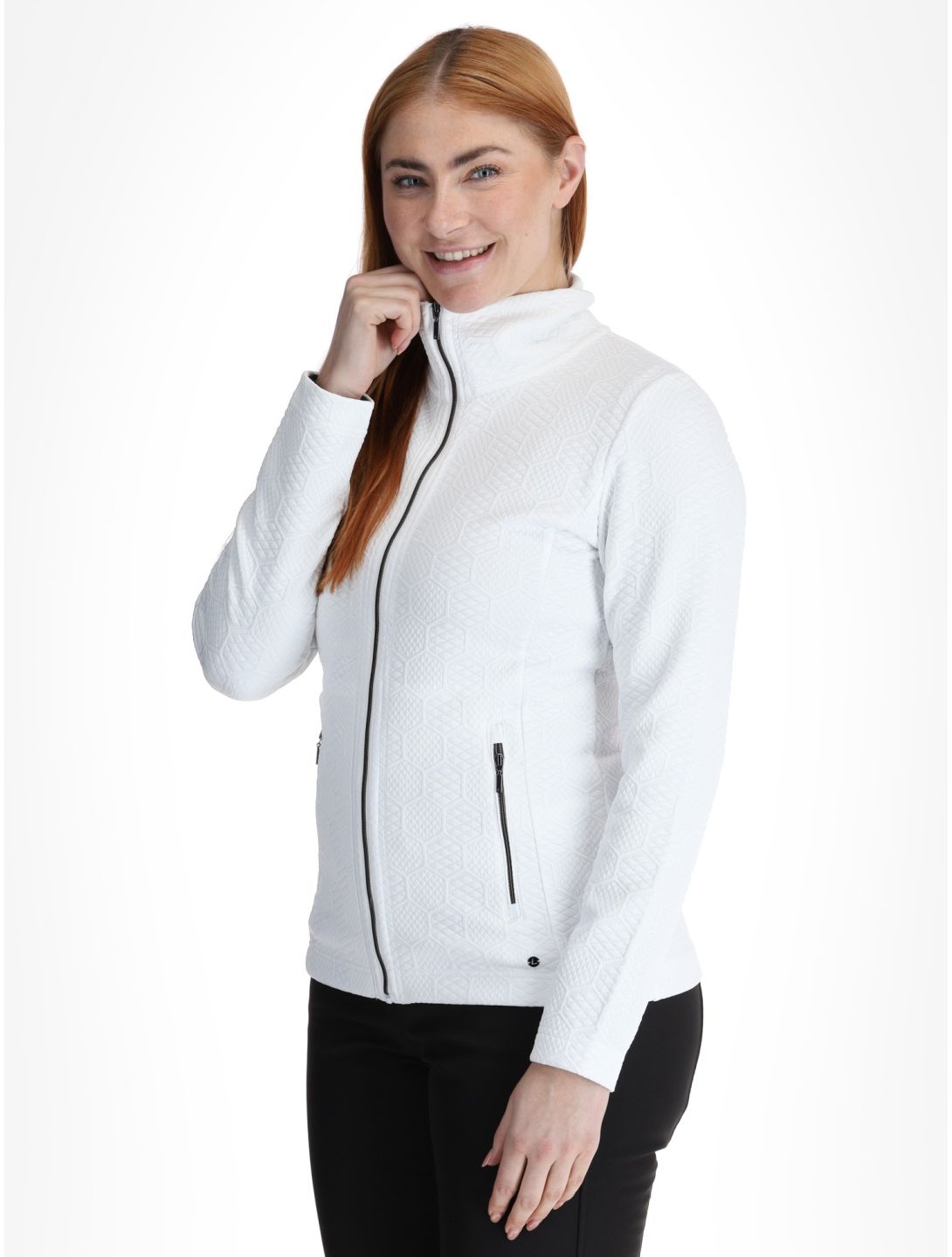 Luhta, Hallikkala vest dames Optic White wit 