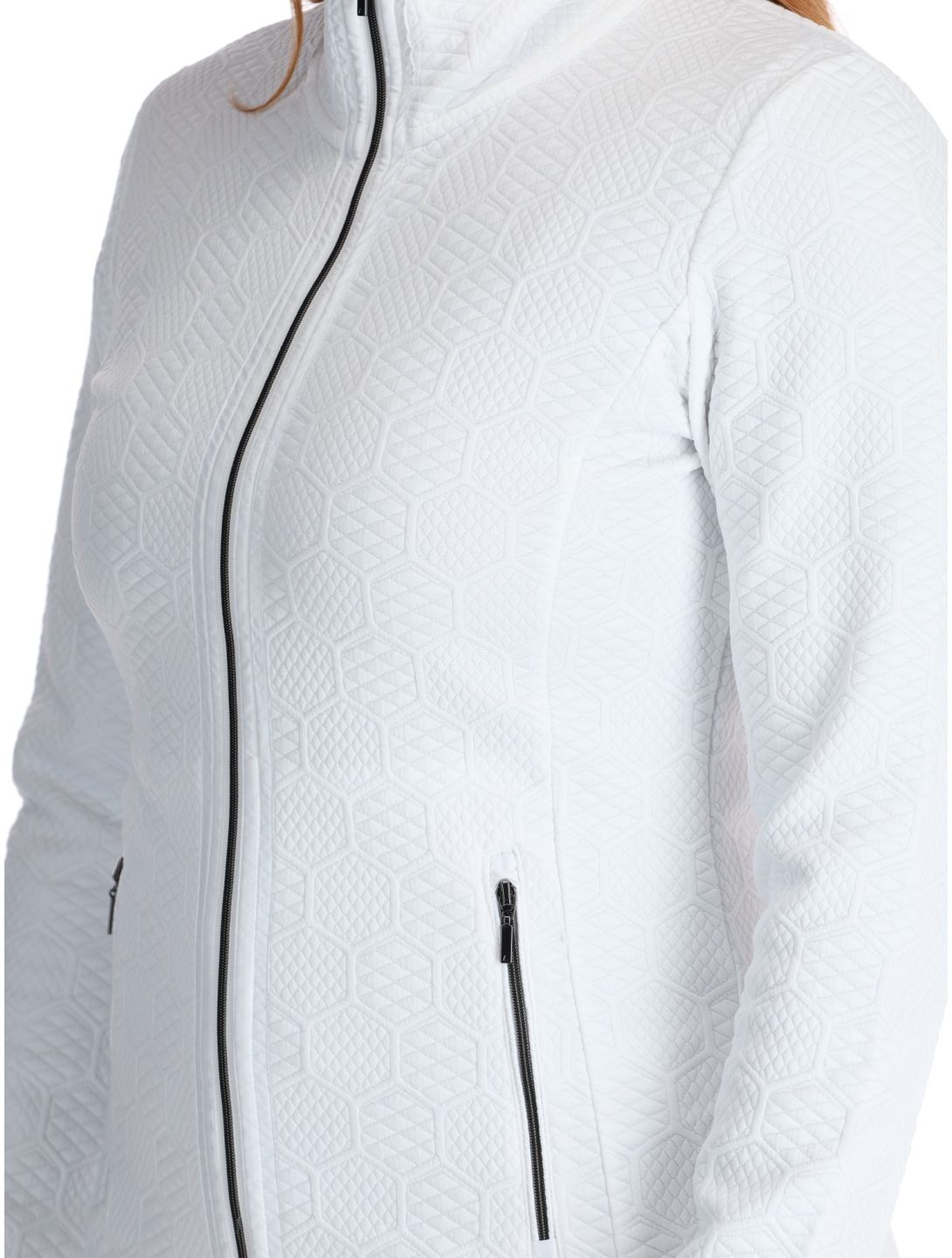 Luhta, Hallikkala vest dames Optic White wit 