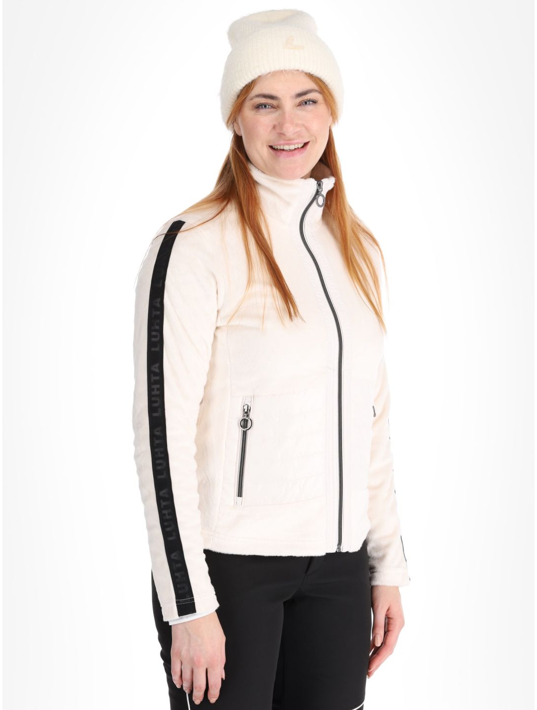 Luhta, Halmejoki vest dames Powder beige 