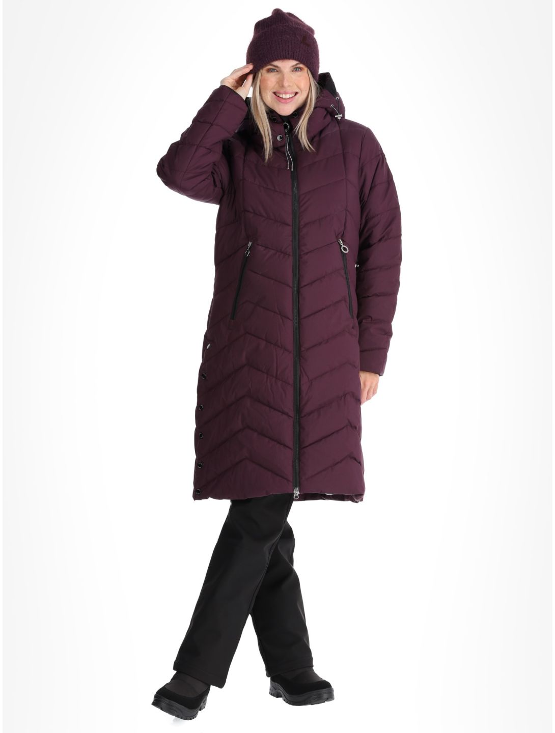 Luhta, Iiksi ski-jas dames Plum 