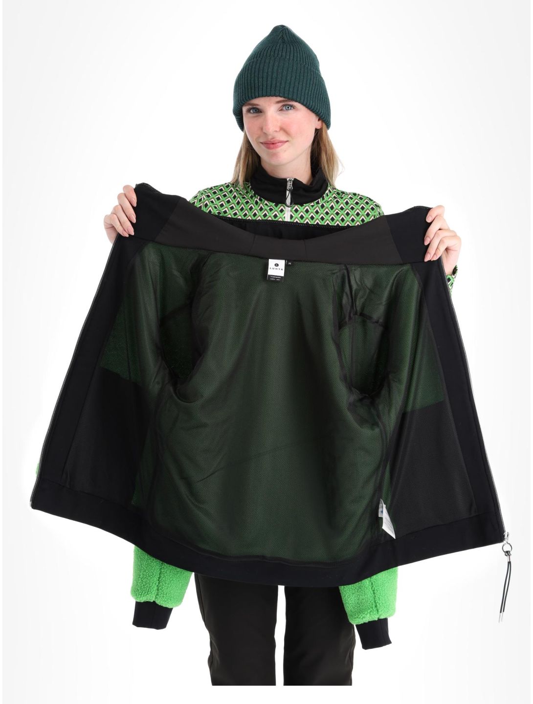 Luhta, Iskoinen vest dames Leaf Green groen 