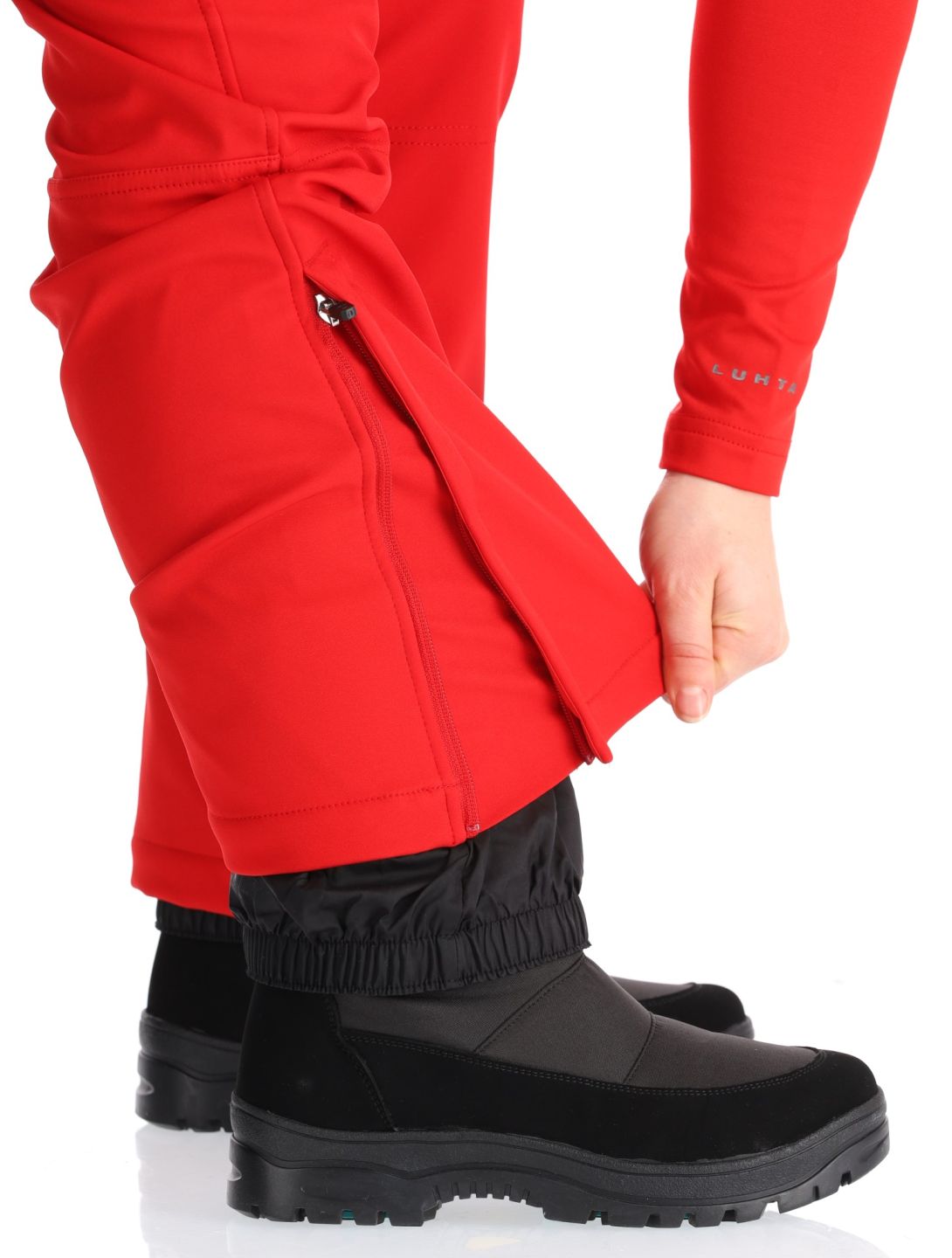 Luhta, Joentaus C softshell skibroek dames Cranberry rood 