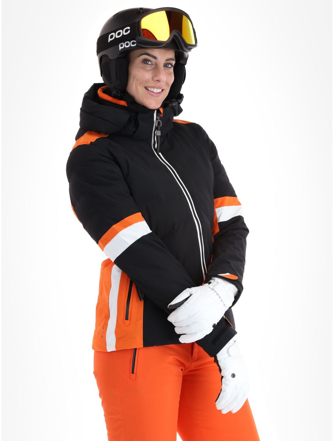 Luhta, Kaakkurivaara ski-jas dames Black oranje, zwart 