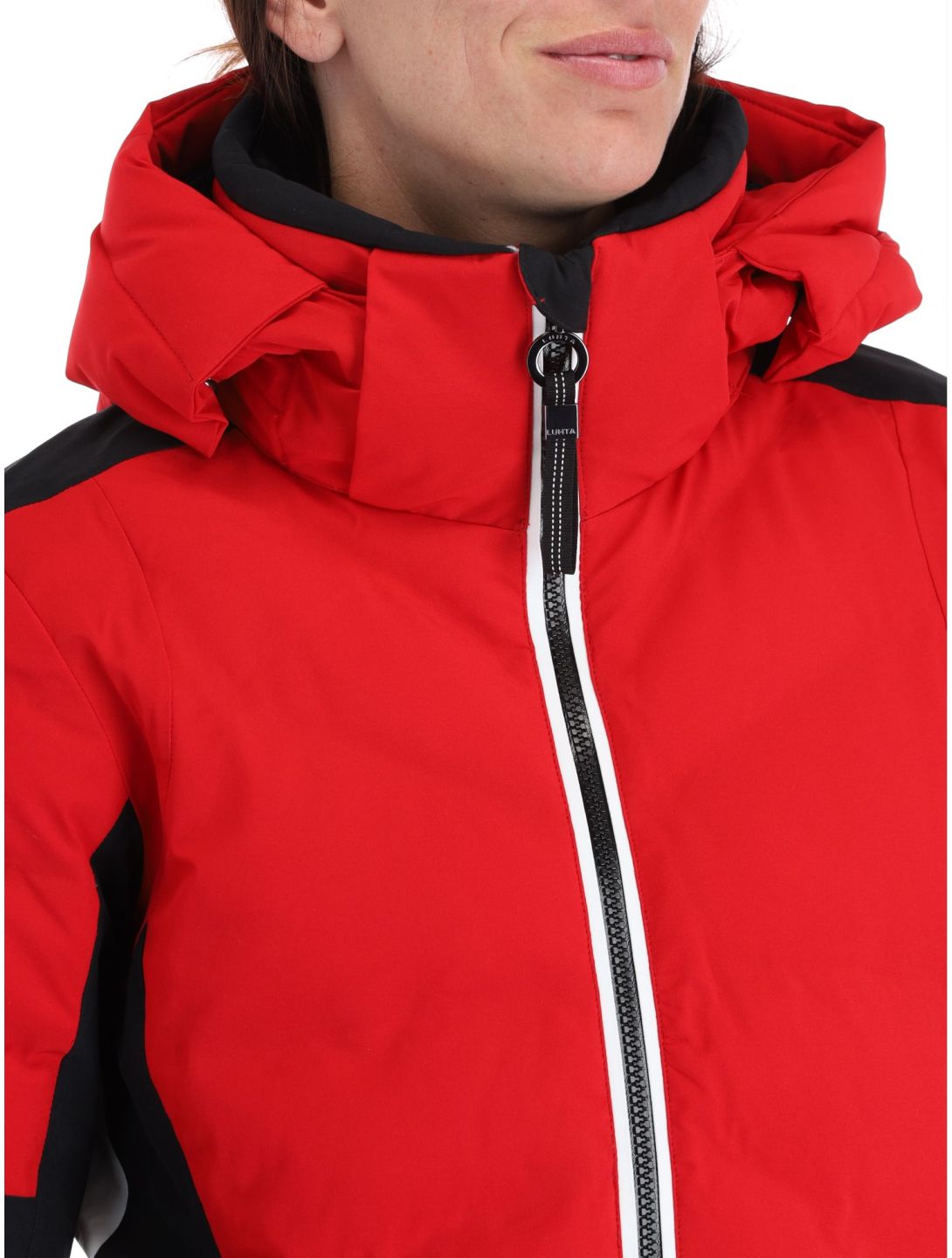 Luhta, Kaakkurivaara ski-jas dames Cranberry rood, zwart 